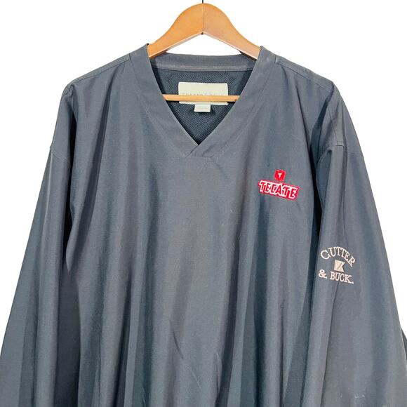 Cutter & Buck Tecate Branded Pullover V Neck Sweatshirt Jumper Long Sleeve - XL - Picture 2 of 6